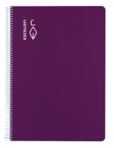 BLOCK ESCOLOFI Fº 50h CD.5 70g VIOLETA - Pack de 5 unidades